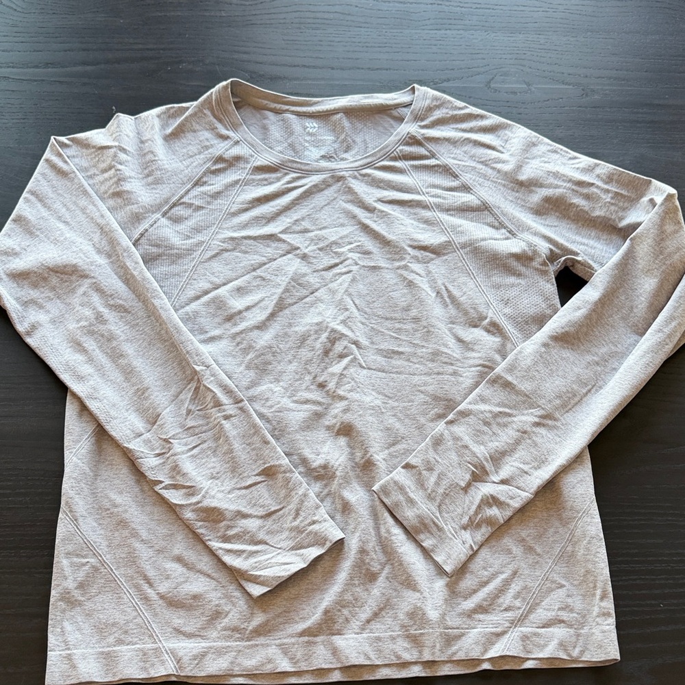 All in Motion Heather Gray Long Sleeve Top